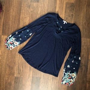 🍒COPY - Maurices Navy Top